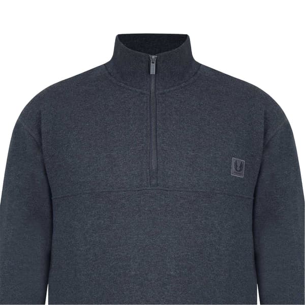 Firetrap Mens Zip Neck Long-Sleeved Sweatshirt