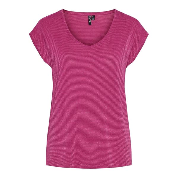 Pieces Dam V-ringad Regular T-shirt