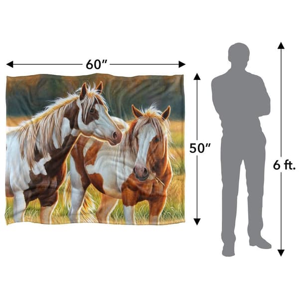 JQ Licensing Cf Silky Horse Supersoft Blanket