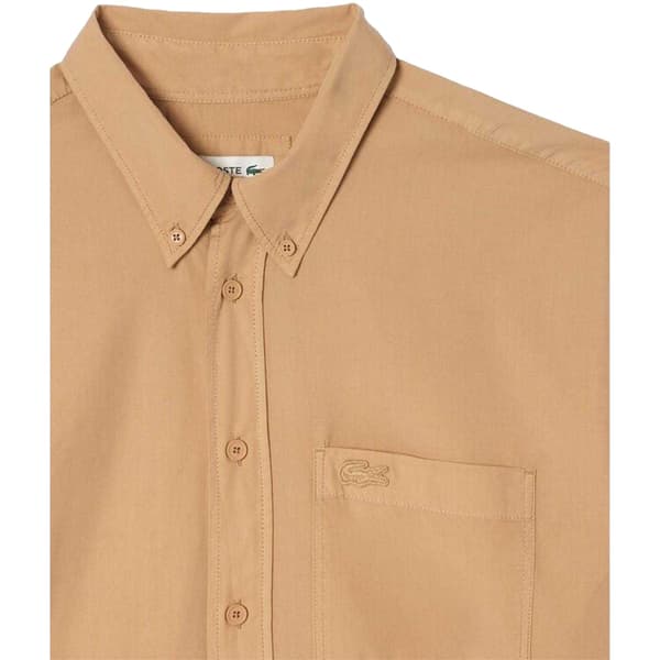 Lacoste Mens Regular Long-Sleeved Button-Down Shirt