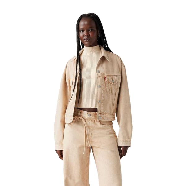Levis Dam 90-tals Stonewashed Jeansjacka