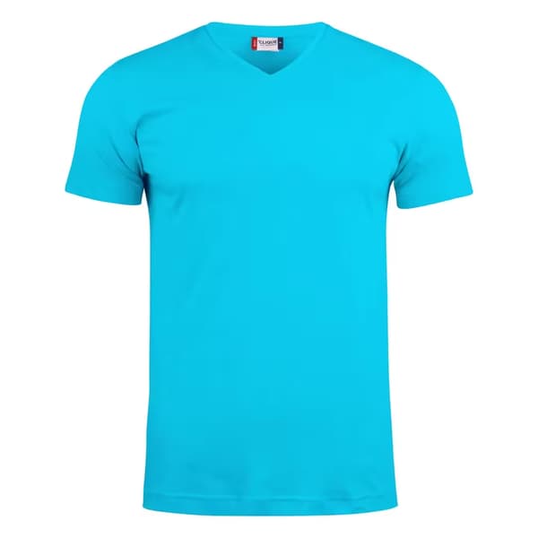 Clique Mens Basic V Neck Short-Sleeved T-Shirt