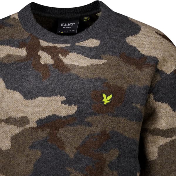 Lyle & Scott Herrtröja med kamouflagemönster