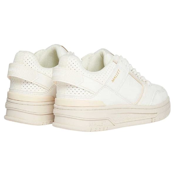 Mallet Womens/Ladies Compton Leather Low Cut Chunky Flat Trainers