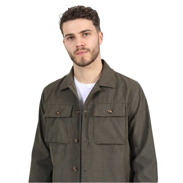 Brave Soul Mens Plain Pocket Shacket