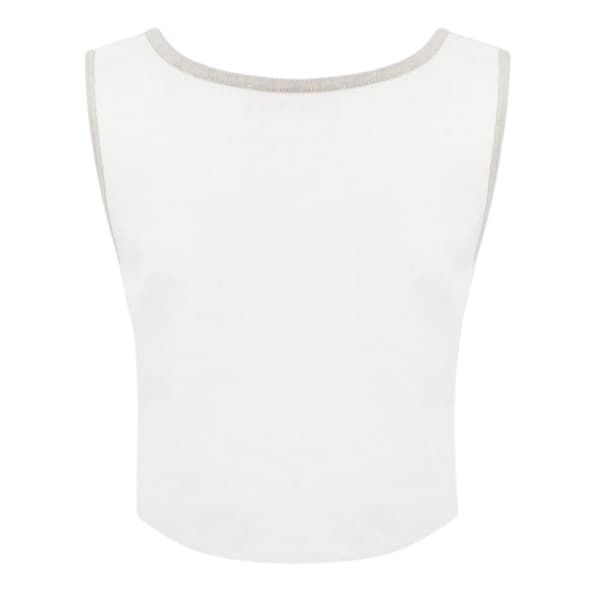 Jack Wills Dam/Dam Stickad Croppad Topp