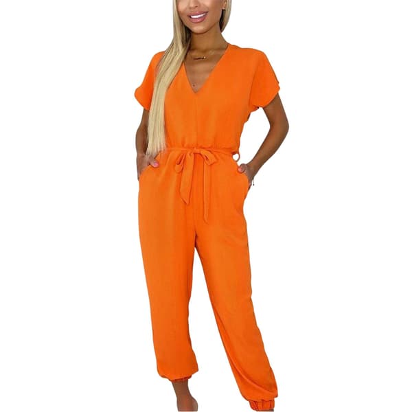 AX Paris Jumpsuit med bälte i polyester för damer