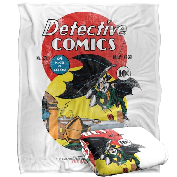 Batman Detective Comics Cover Soft Touch 90th Anniversary Blanket