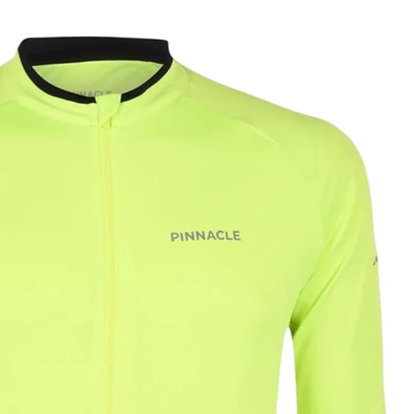 Pinnacle Herr Logotyp Långärmad Cykeltröja
