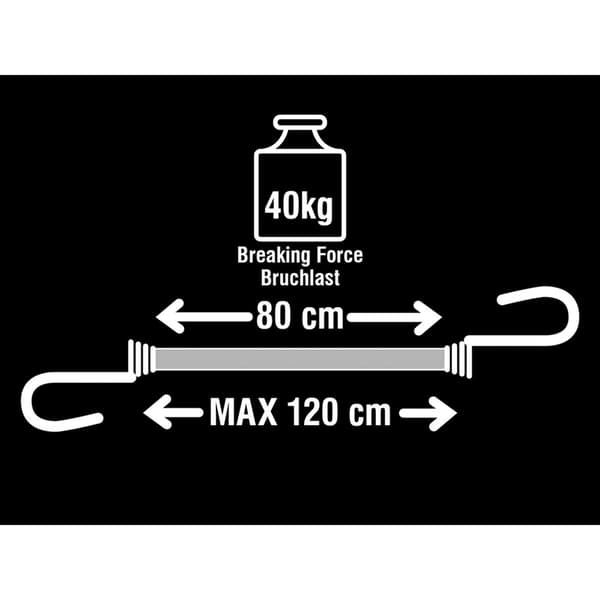 Master Lock Bungee-snore med dobbelt tråd