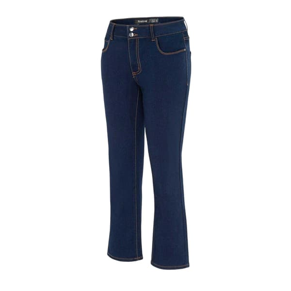 Firetrap Dam/Kvinnor Bomullsutsvängda Jeans