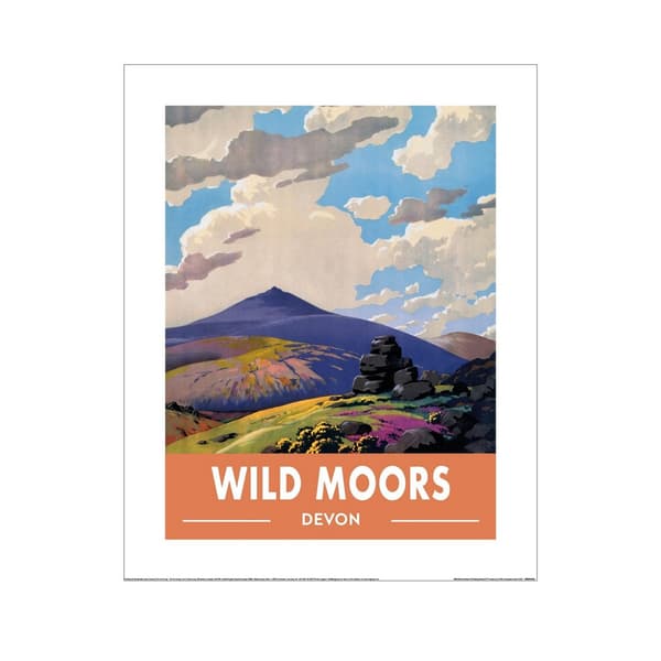 Railway Museum Wild Moors Devon Print