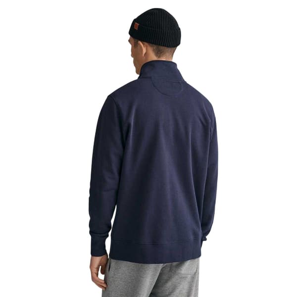 Gant Herr Half Zip Tröja med Broderad Logotyp