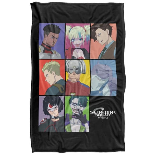 Suicide Squad Isekai Portraits Soft Touch Blanket