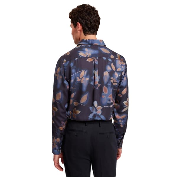 Ted Baker Mens Leaf Print Regular Shirt