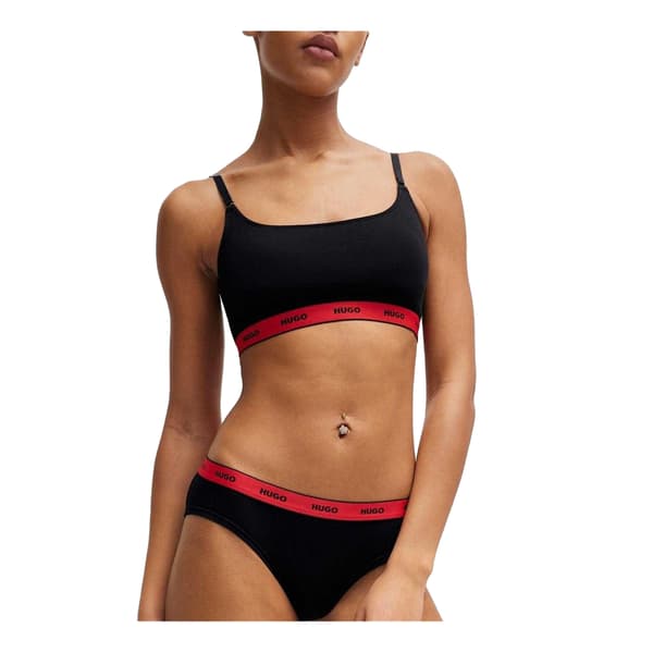 Hugo Womens/Ladies Repeat Logo Thong