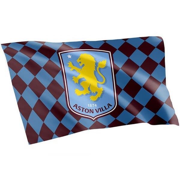 Aston Villa FC Core Checked Flag