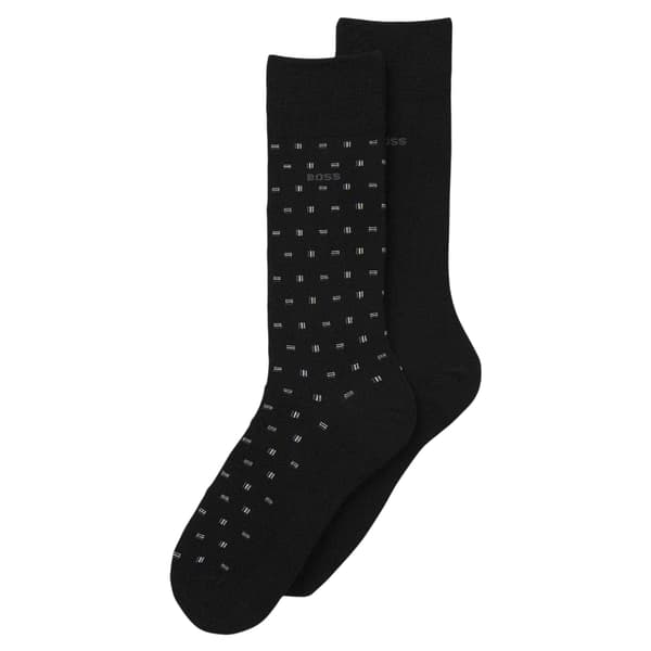 Boss Mönstrade Träningsstrumpor för Herr (2-pack)