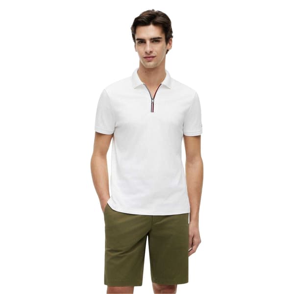 Tommy Hilfiger Miesten Quarter Zip -peruspoolopaita