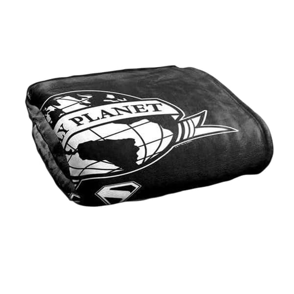 Superman Daily Planet Scroll Soft Touch Blanket