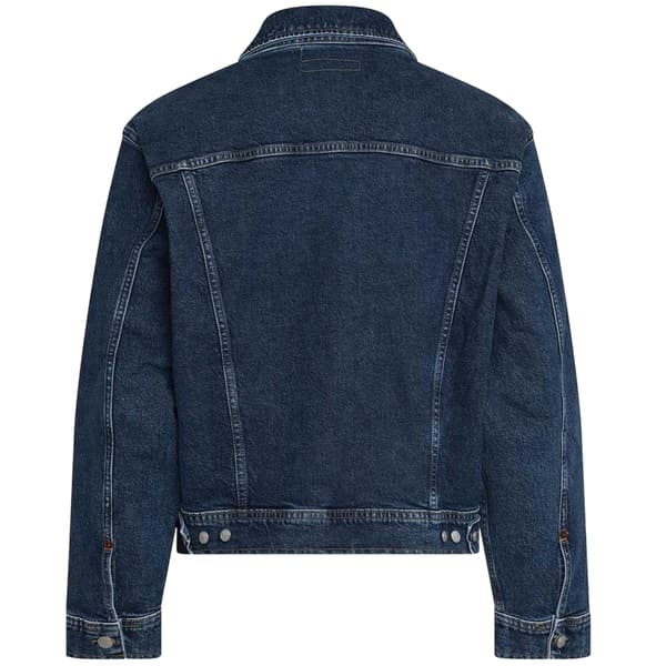 Replay Herrbroderad logotyp Comfort Jeansjacka