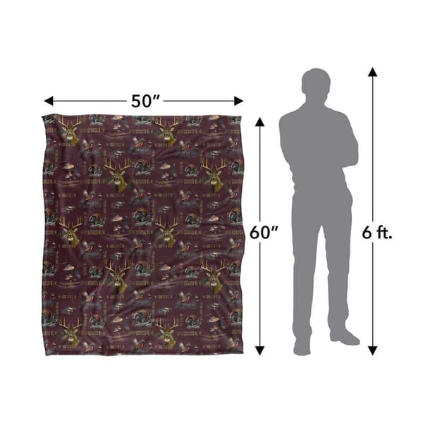 JQ Licensing Silky Animals Supersoft Blanket
