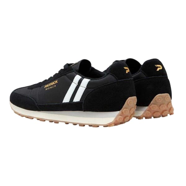 Patrick Mens Monza Double Stripe Suede Trainers