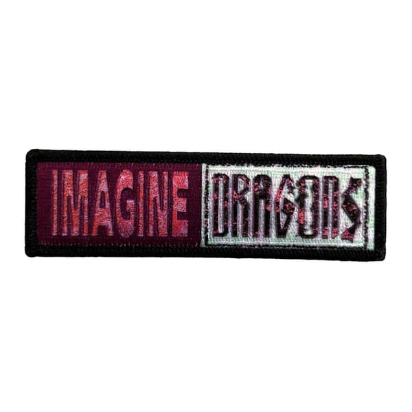 Imagine Dragons Woven Logo Iron On Patch