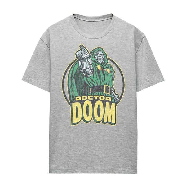 Doctor Doom Dam/Dam Points Retro T-shirt