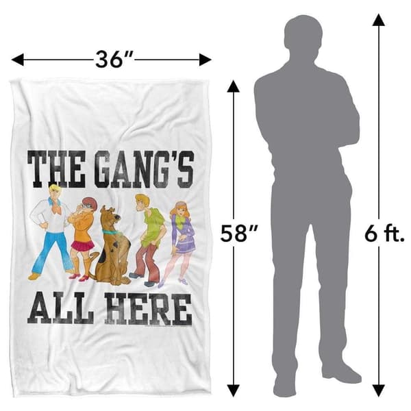 Scooby Doo The Gang´s All Here Soft Touch Blanket