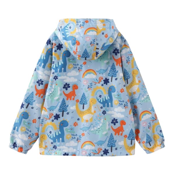 Star Boys Dinosaur Polyester All-Over Print Jacka