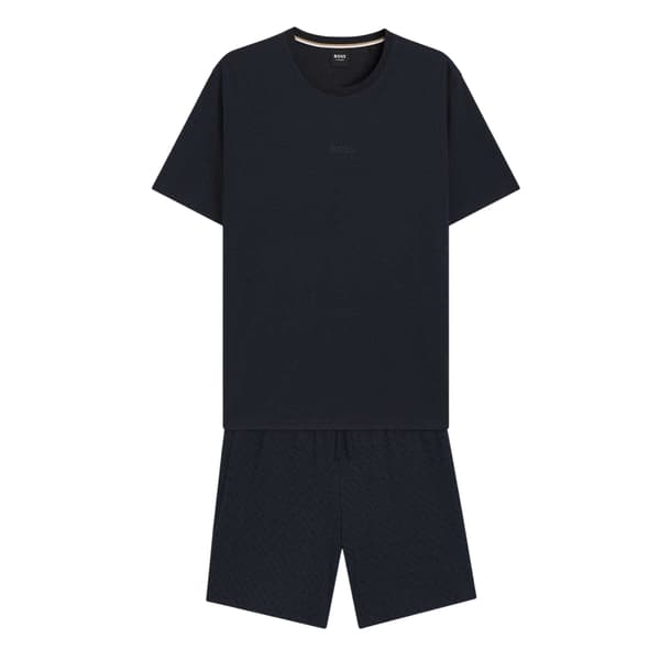 Boss Pyjamas för män, avslappnad passform, shortsset