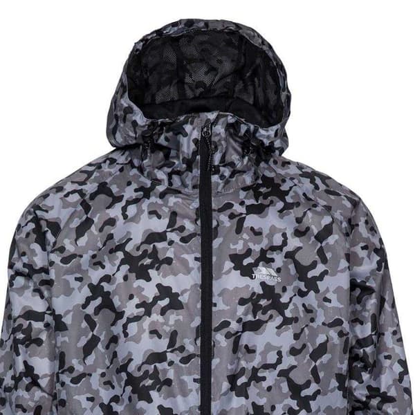 Trespass Dam Qikpac Kamouflage Packaway Regnjacka