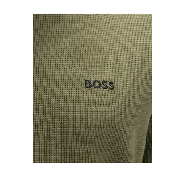 Boss Mens Waffle Knit Structured Pyjama Top