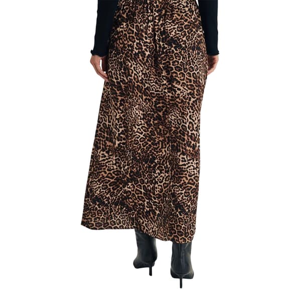 Nobody's Child Dam Leopardmönstrad Hög Midja Maxikjol