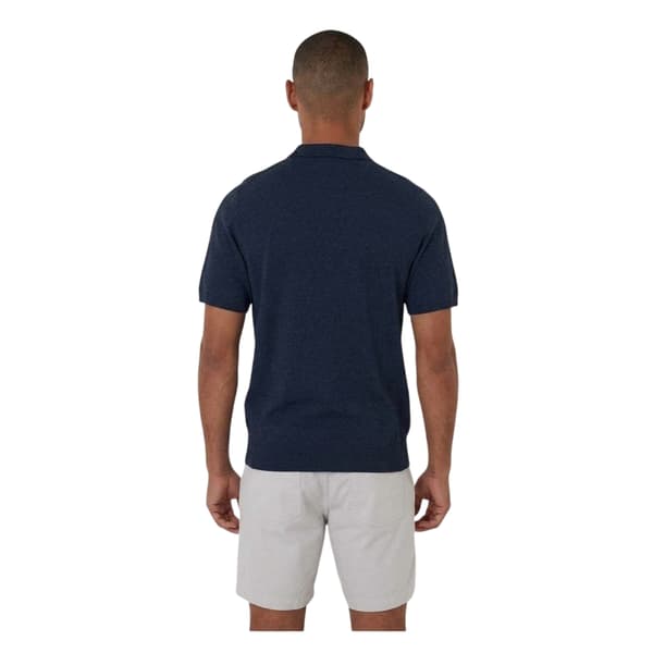 Threadbare Mens Ollerton Geometric Polo Shirt