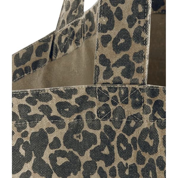 Westford Mill Leopardmönstrad Canvas Oversized 35L Tygväska