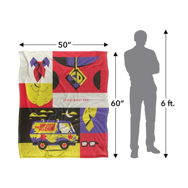 Scooby Doo Silky Icons Supersoft Blanket