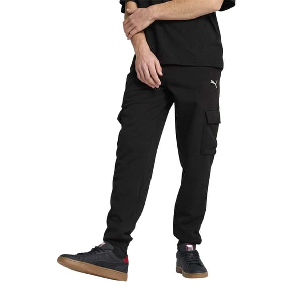 Puma Mens Cotton Logo Sweatpants