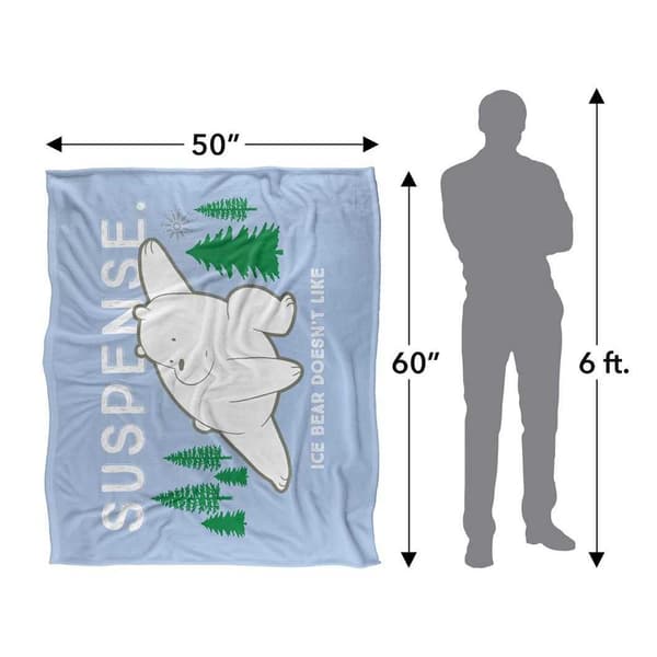 We Bare Bears Suspense Silky Supersoft Blanket