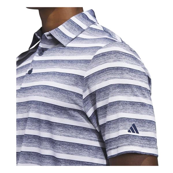 Adidas miesten raidallinen golfpoolopaita