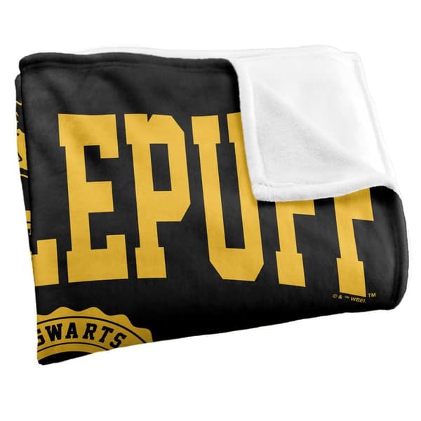 Harry Potter Hufflepuff Crest Soft Touch Blanket
