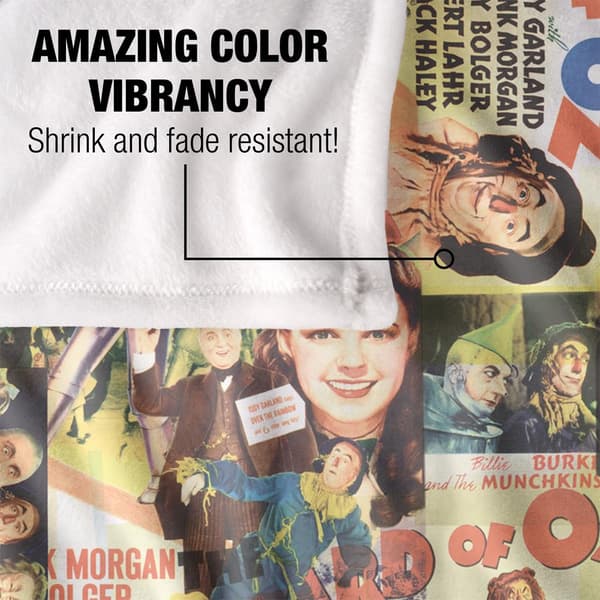 The Wizard Of Oz Collage Blanket