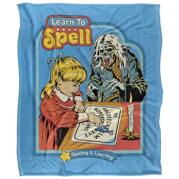 Steven Rhodes Learn To Spell Soft Touch Blanket