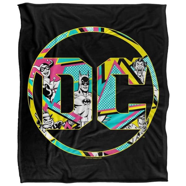 Batman DC Logo Soft Touch Blanket