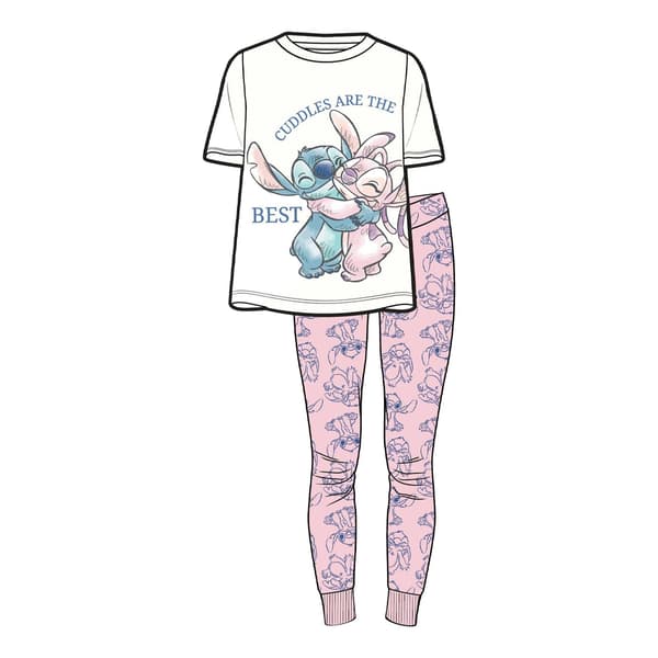 Disney Dam/Dam Angel Pyjamas Set med tryck