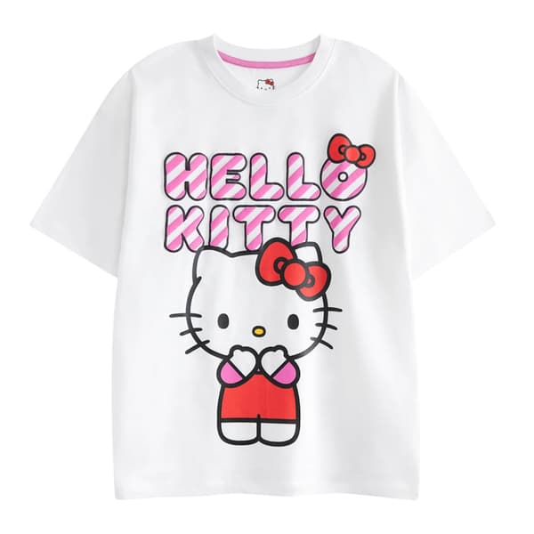 Hello Kitty Flickor Hjärtan & Rosetter Kort Pyjamas Set