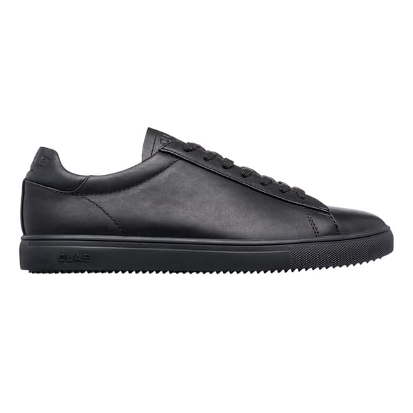 CLAE Mens Bradley Leather Low Cut Flat Trainers