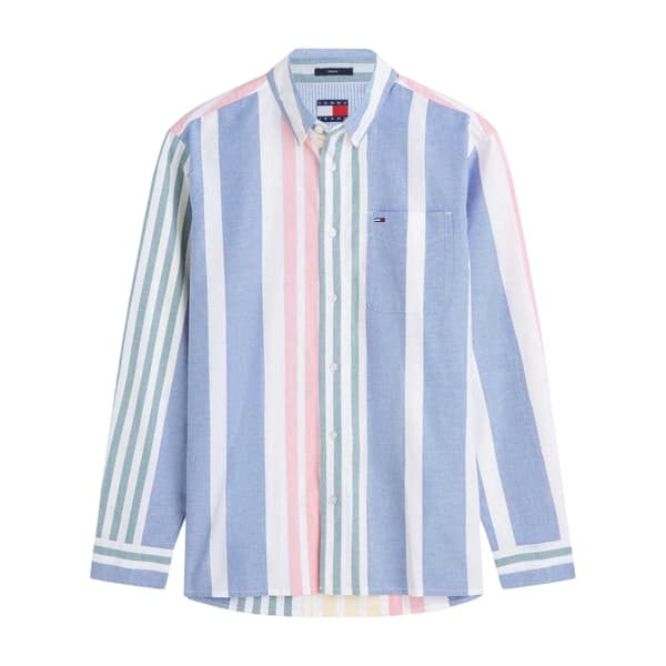 Tommy Jeans Herrskjorta med avslappnad passform