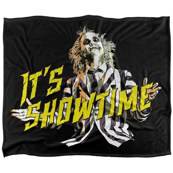 Beetlejuice It´s Showtime Soft Touch Blanket